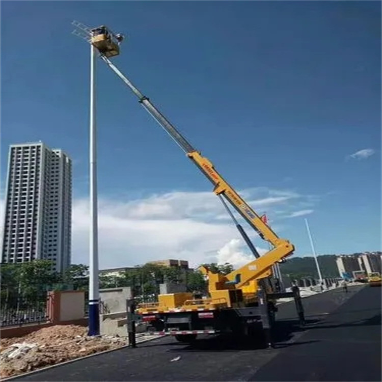 通什镇维修路灯的曲臂升降车出租